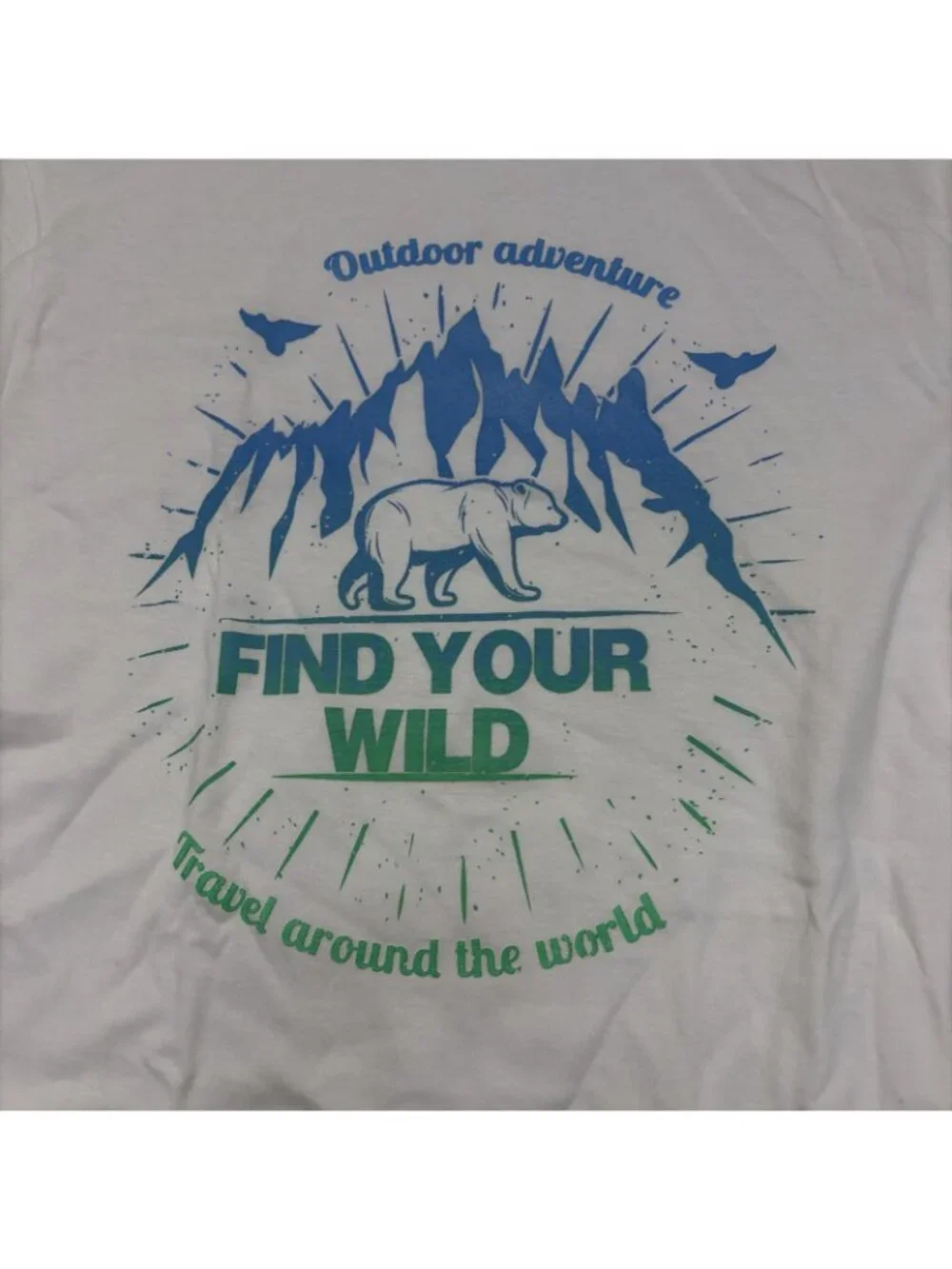 Muk Luks Boys NWT Find You Wild Tee 14/16 Outdoor Hiking